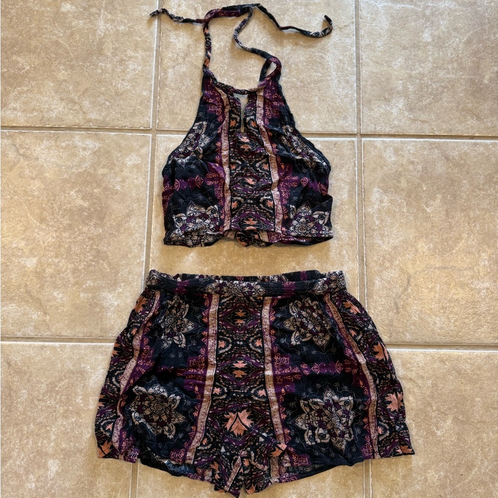 Buy 2 get one free clothing! Top and Shorts Set